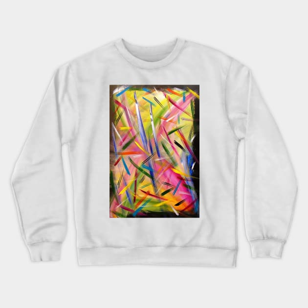 Abstraction game color Crewneck Sweatshirt by OLHADARCHUKART